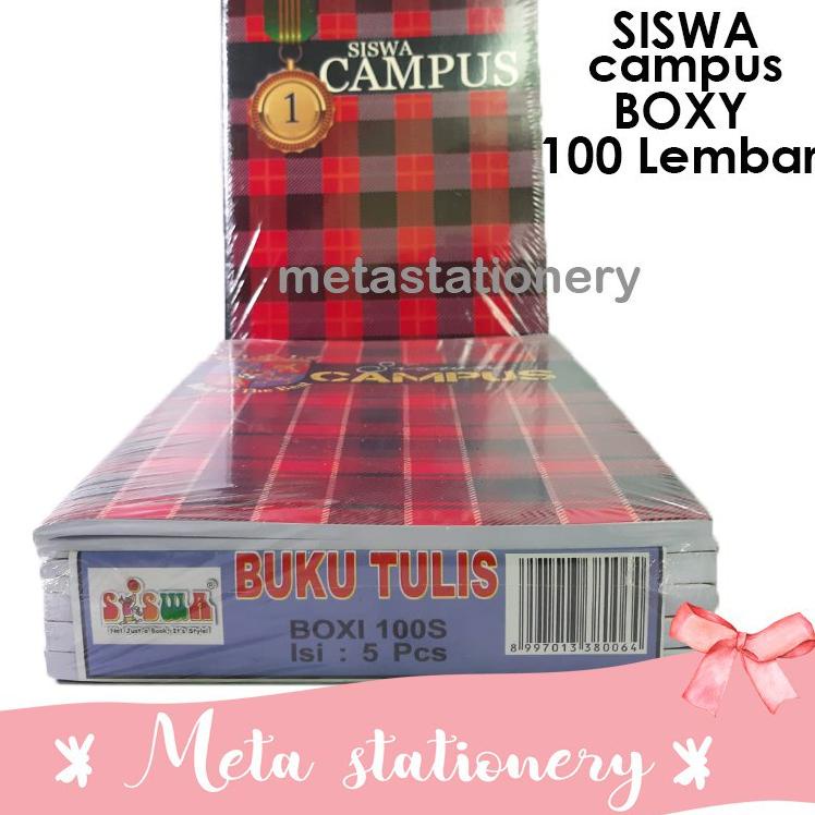 

Best - Buku Tulis Siswa Campus / Boxy 100 Lembar 1 pack