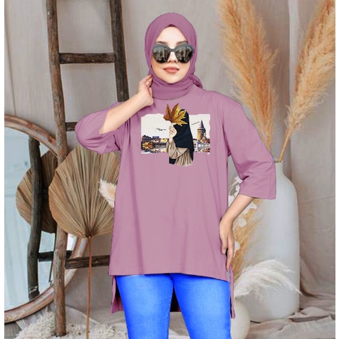 FC - TUNIK BASIC OVERSIZE WANITA HIJAB'S VARIASI 0220 DTF