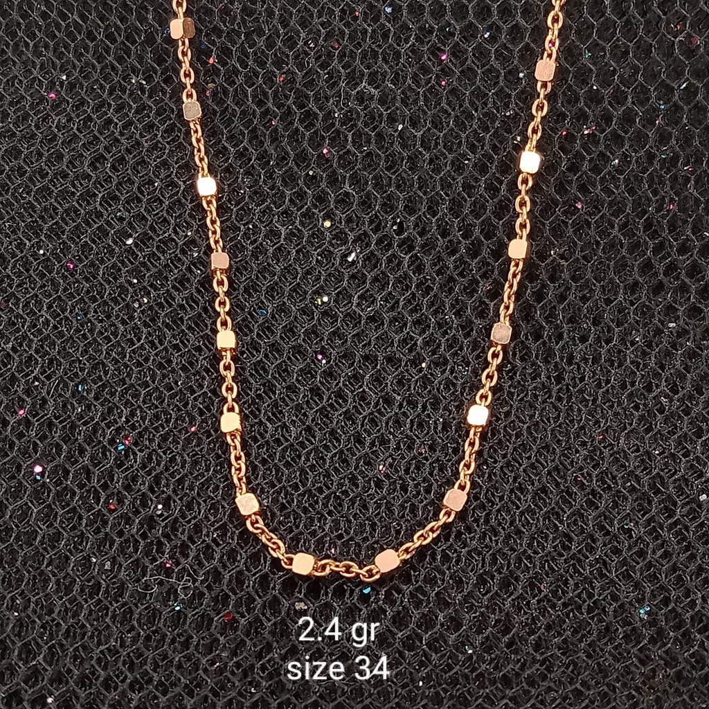 Kalung anak emas 17K - 2.4 gr kadar 750 - 3846