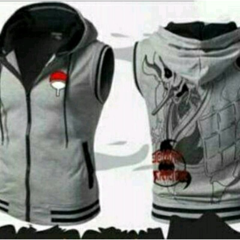 jaket rompi hoodie uchiha sasuke susano