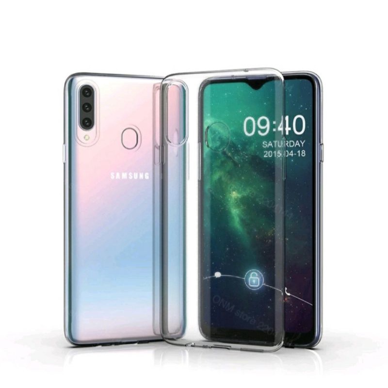 CASE ULTRATHIN SAMSUNG A20S TRANSPARANT & FULL COVER
