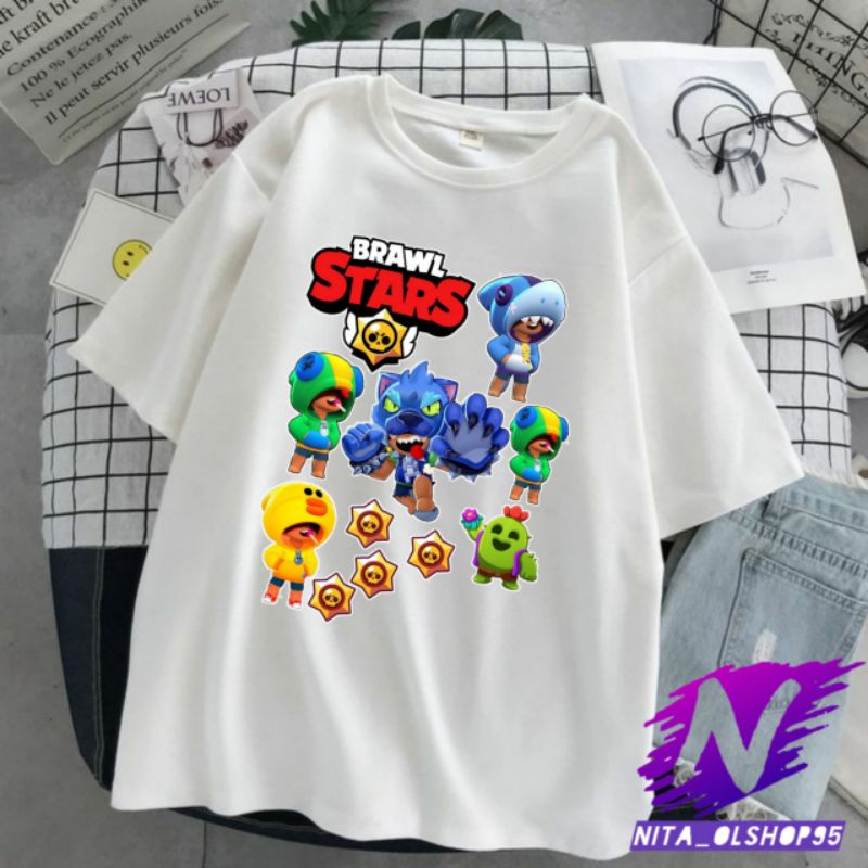 baju anak kaos anak brawlstar terbaru kaos atasan anak