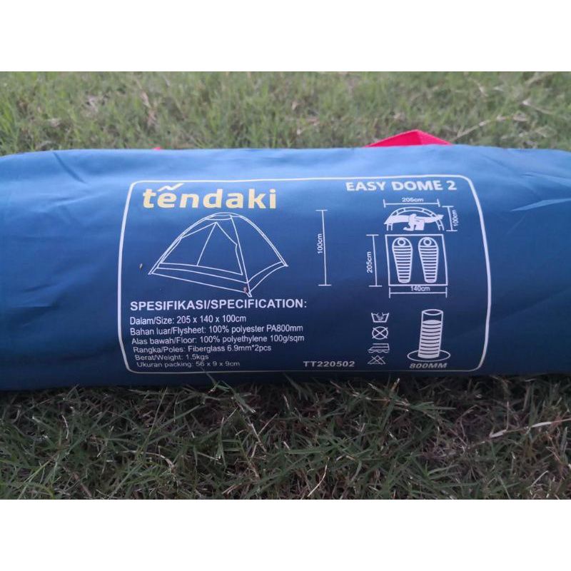 TENDAKI •tenda camping •Arundaya 4+ air • MALANO 4.1 •MALANO 4.1 H •BORNEO 4 •double layer PU 3000mm
