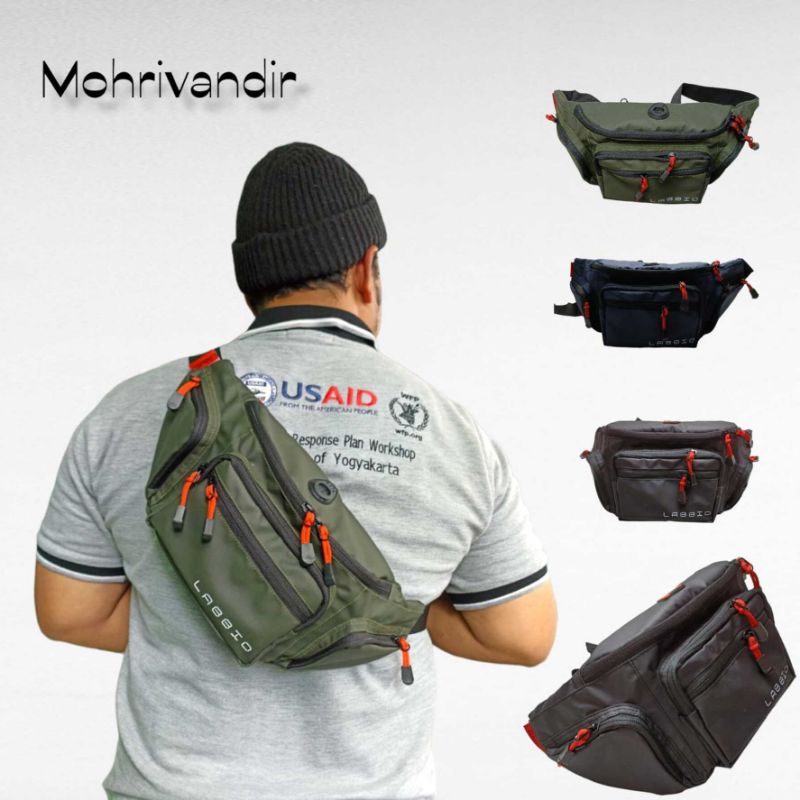 Tas Selempang Terbaru Premium kwality  // Waistbag anti air // Tas sepeda Labio