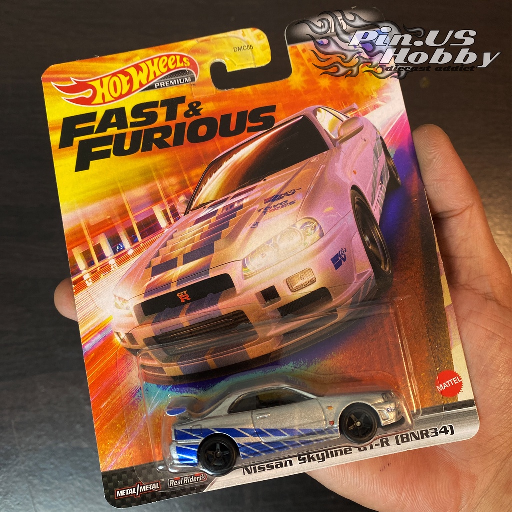 Jual Hot Wheels Nissan Skyline Gtr Bnr34 Fast And Furious 2022 Diecast 164 Hotwheels Fast 5521