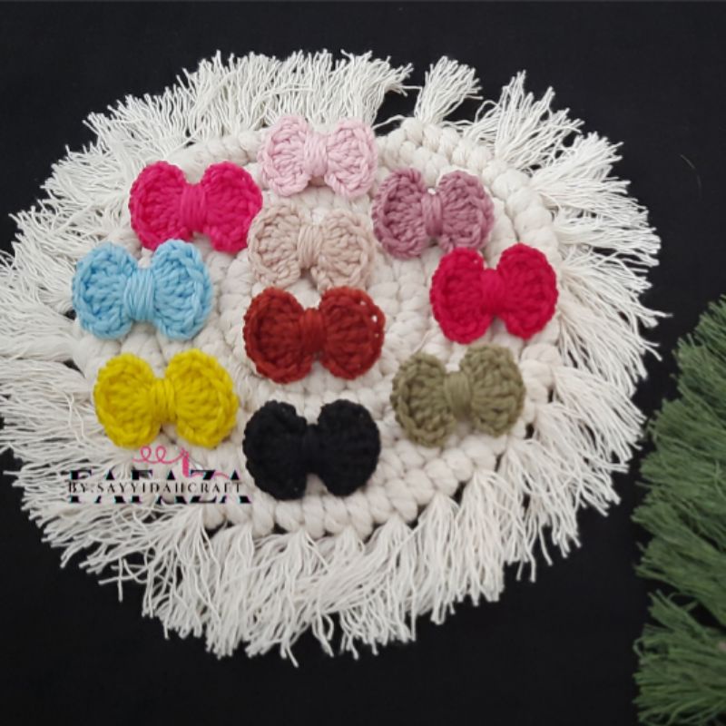 Bros Rajut / Bros Dagu/Peniti Hijab/Bros Pita Rajut/Pin Rajut
