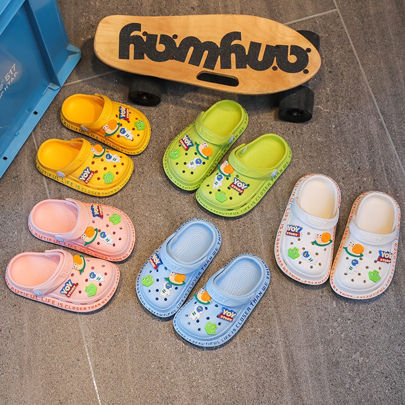 Sendal Baim Anak 0307070 Sendal Bahan Karet Motif Kartun Anti Slip