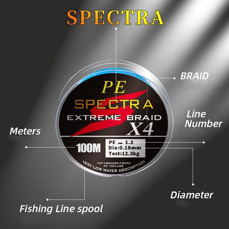SENAR PE SPECTRA / SENAR PE MURAH BERKUALITAS / PE EXTREME BRAID / PE X4