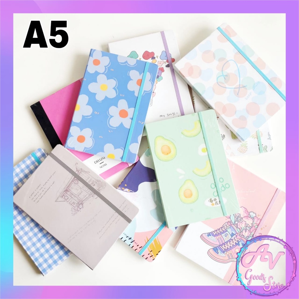 

Notebook Tali Fancy A5 96lembar / Diary Tali A5 Fancy / Buku Notes Catatan