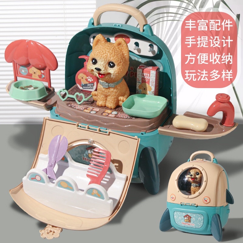 READY STOCK Mainan Tas Ransel Kitchen Set / Backpack Animal Toys