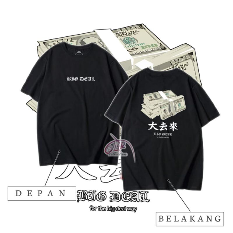 Kaos T-shirt Lookism Big Deal  Bahan Combed24s Pria & wanita
