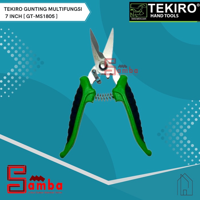 

Dijual Tekiro Gunting Multifungsi 7 Inch [ Gt-Ms1805 ] Gunting Serbaguna 7 " Gilaa!!!