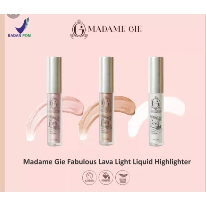 Madame Gie Fabulous Lava Light Liquid Highlighter - MakeUp Highlighter