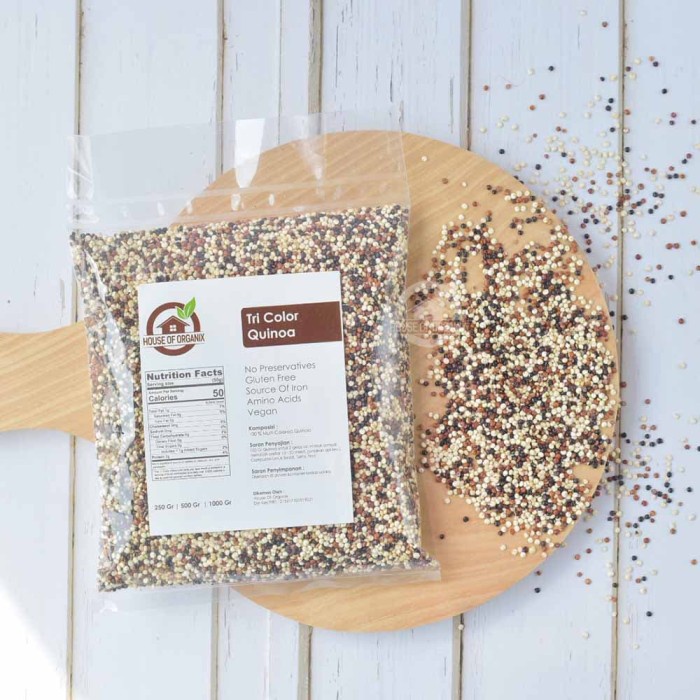

Organic Tri Color Quinoa - 1 Kg