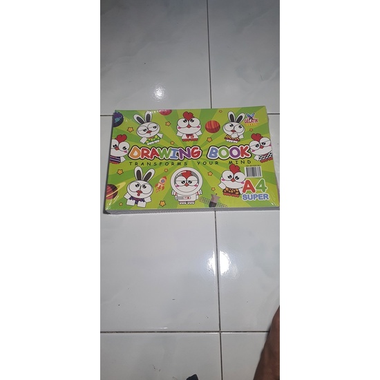 buku gambar A4 1 pack isi 10 merek GELATIK KEMBAR