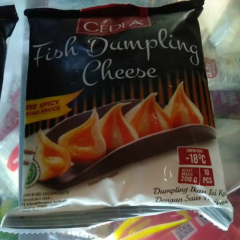 

fish dumpling isi keju