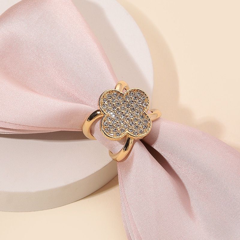 B24 ring jilbab mata &amp; pearl silver &amp; gold_ring hijab