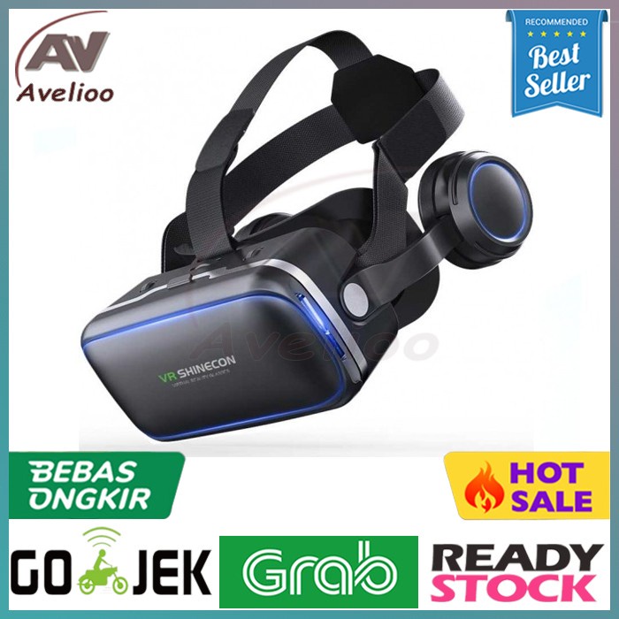 VR Box Virtual Shinecon 6.0 VR Box Virtual Reality dengan Headphone