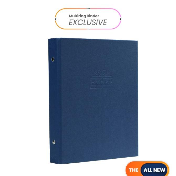 

Bantex Exclusive Multiring Binder A5/20 Ring O-25Mm Blue #1325 01
