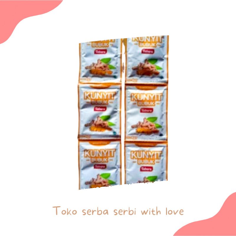 

READY STOK! KUNYIT BUBUK TABURA 12 x 4 gram