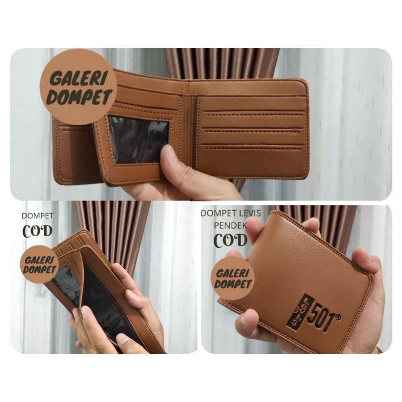 (Grosir) dompet kulit PU lipat berdiri ukuran 3/4 , pendek, panjang, dompet kartu, card holder, name tag brand embos