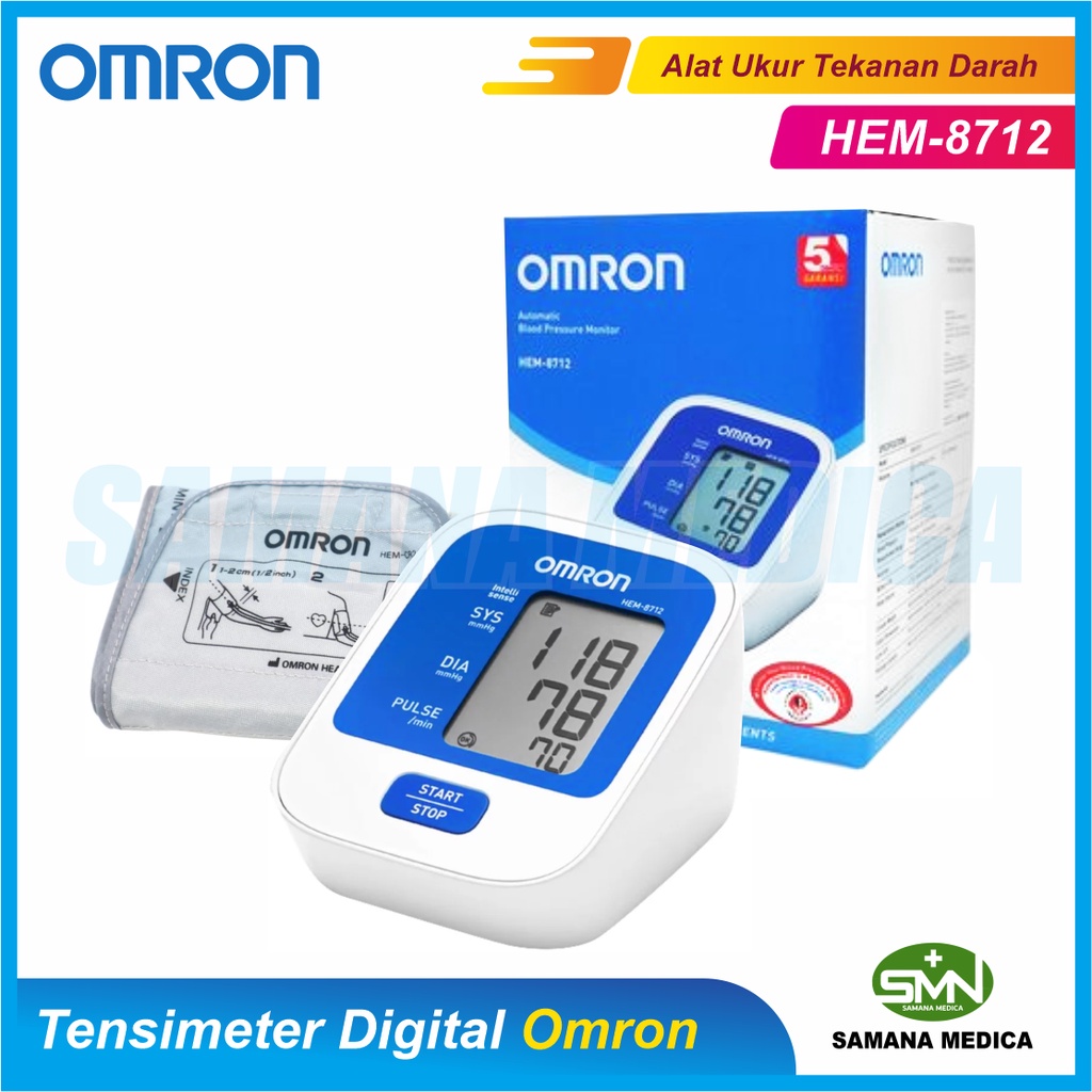 Tensimeter OMRON HEM-8712 Alat Ukur Tekanan Darah Auto Promo Murah