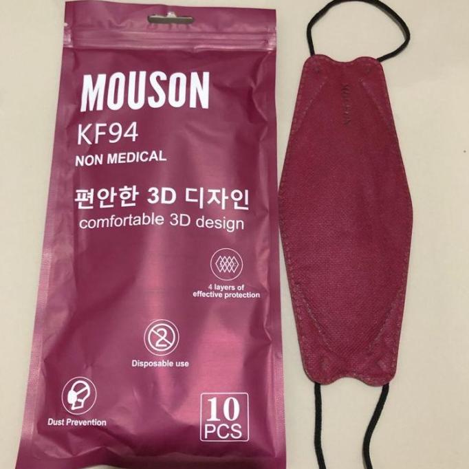 Masker Mouson KF94 Mask 3D Design 25-sugus88 dijamin