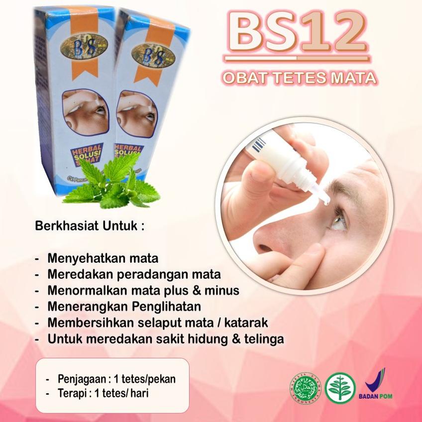{NPR.18Oc22ι} Herbal BS12 Obat Tetes Mata Plus Minus Katarak Silindris Original