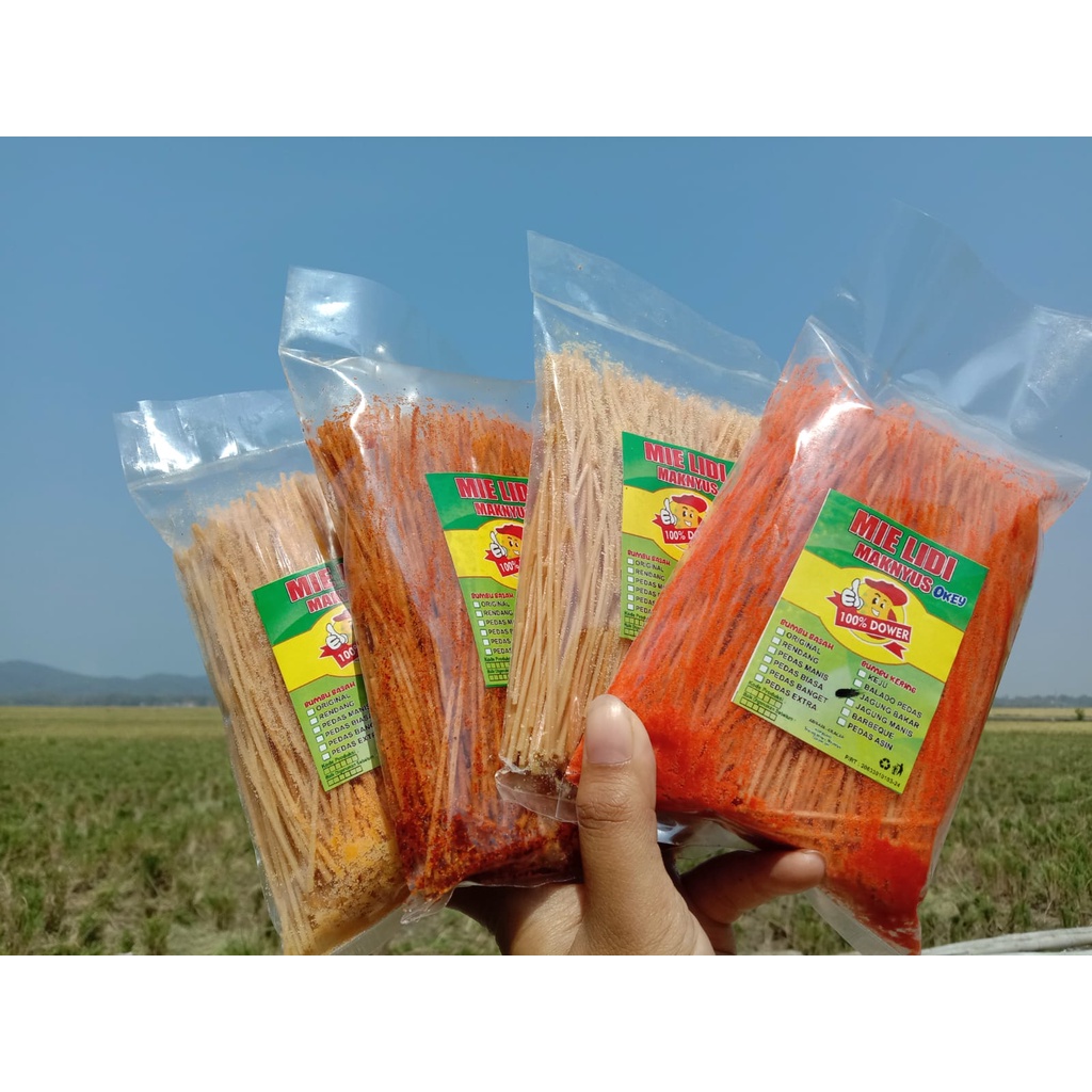 

NEW PROMO !!! MIE LIDI MAKNYUS- MI LIDI BUMBU BASAH DAN BUMBU KERINGNOTE 120 GRAM-500GRAM