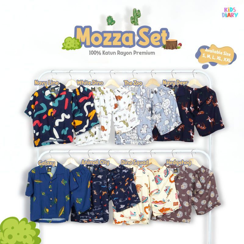 SETELAN RAYON MOZA KIDS BY KIDSDIARY