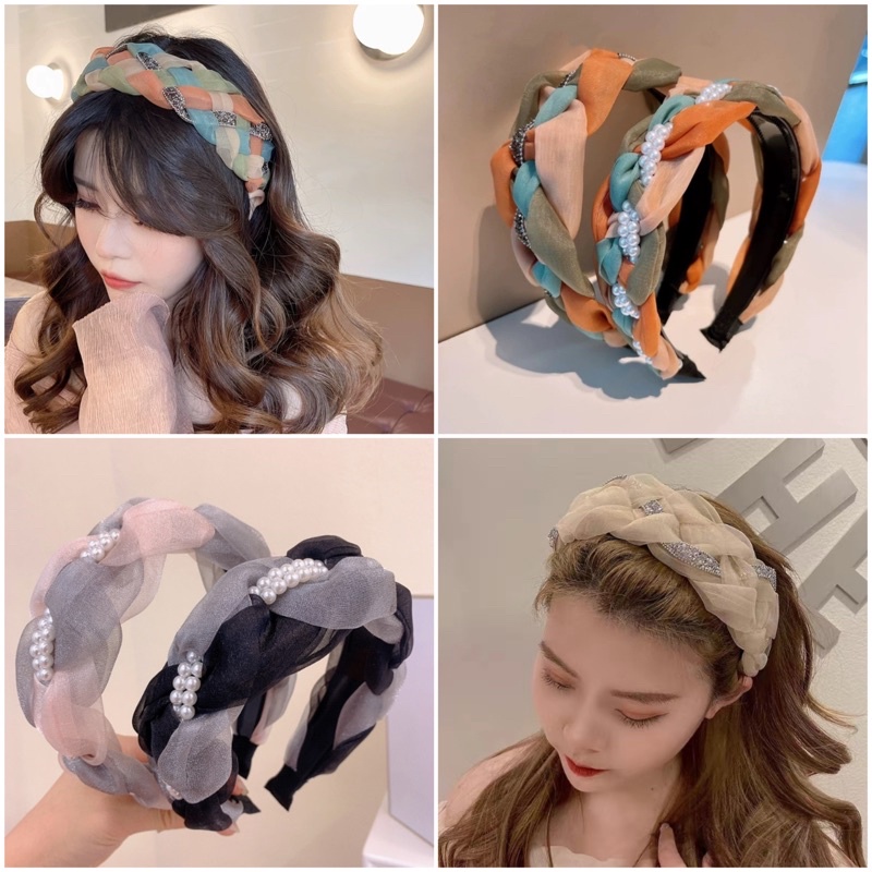 bando-68 Headband  Cross Hairband Knot Hair Band Hoop Hair Accessories