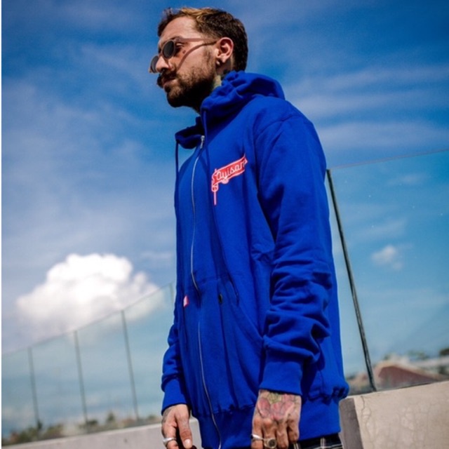OYISAM JACKET HOODIE "BLUE FLAG"