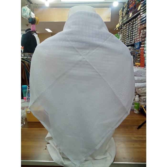 Sorban Sorban Putih Segi Empat Polos(Z5Y6) IMPORT PREMIUM Sorban Polos Sorban Rida Yaman Sorban Excl