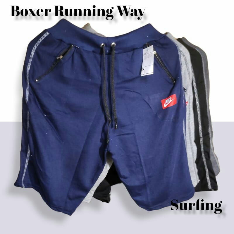 celana pendek Boxer zipper sport