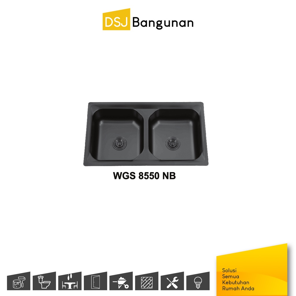 Wegen WGS 8550 NB Kitchen Sink / Bak Cuci Piring
