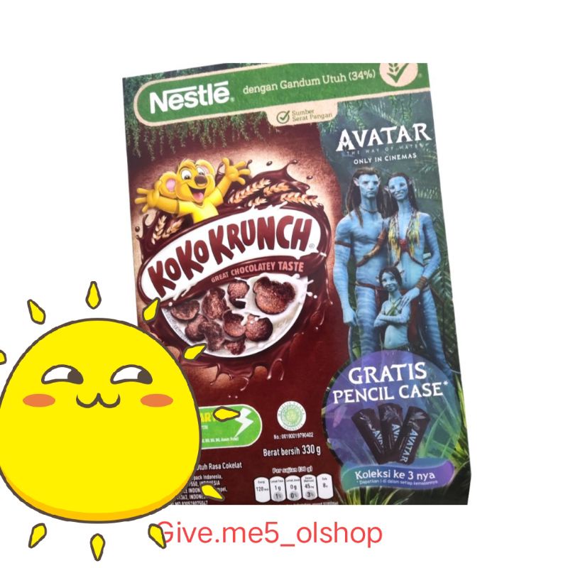 Koko Krunch Sereal 330gr (Free Pencil Case Avatar)
