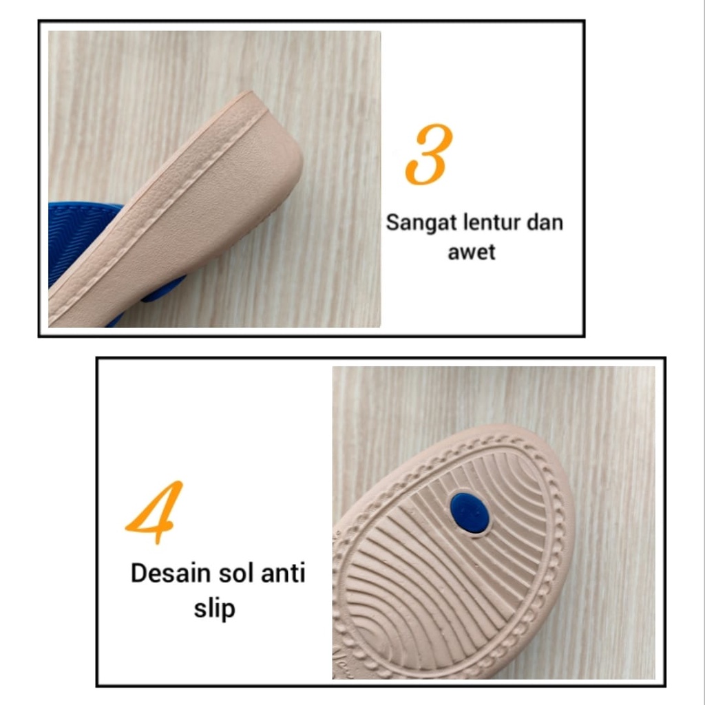 sogo NEW ERA LB E 15092 Sandal Jepit Karet Wanita Size 37/41