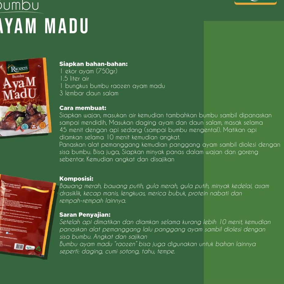 

coden4N8z--Raozen Bumbu Masakan Ayam Madu Sachet 200gr