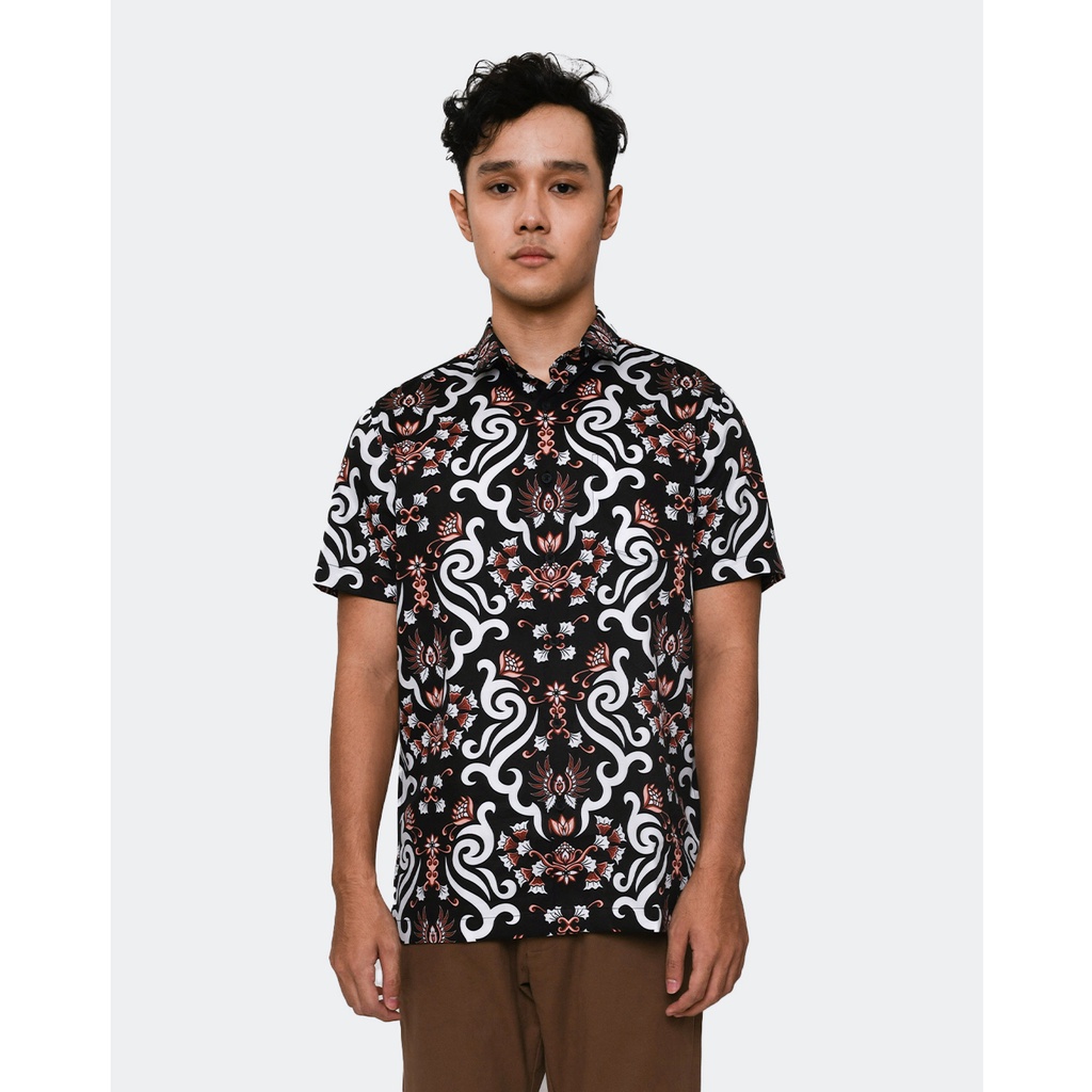 MANZONE Kemeja Batik Lengan Pendek DARYAKA