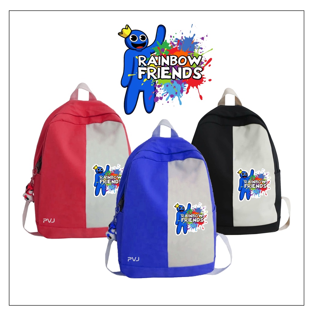 PVJ Tas Sekolah Anak SD Rainbow Friend Ransel Laki Dan Perempuan