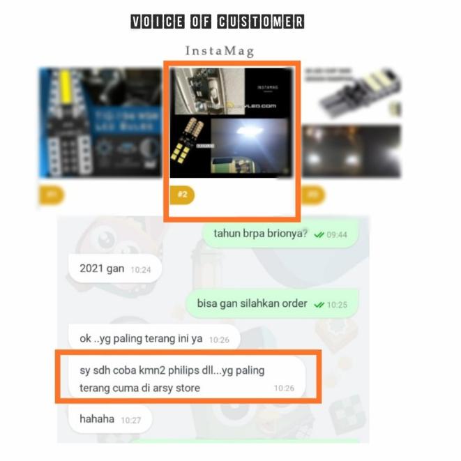 ` Lampu LED T10 Plafon Kabin Mobil Honda Mobilio Brio 3030 12 Extrime Dijual -
