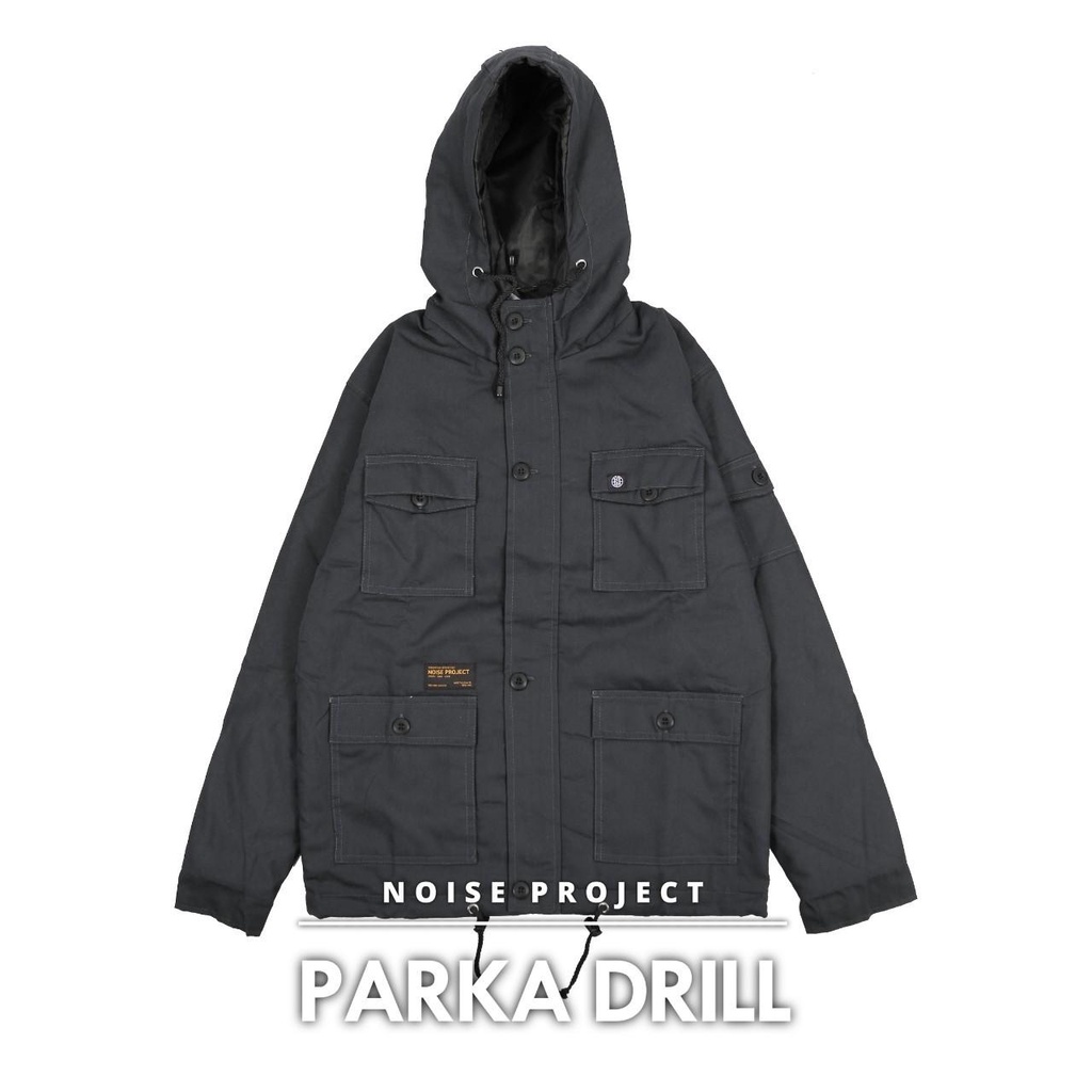 Jaket Parka Drill Pria Wanita NOISE Casual Good Brand Quality