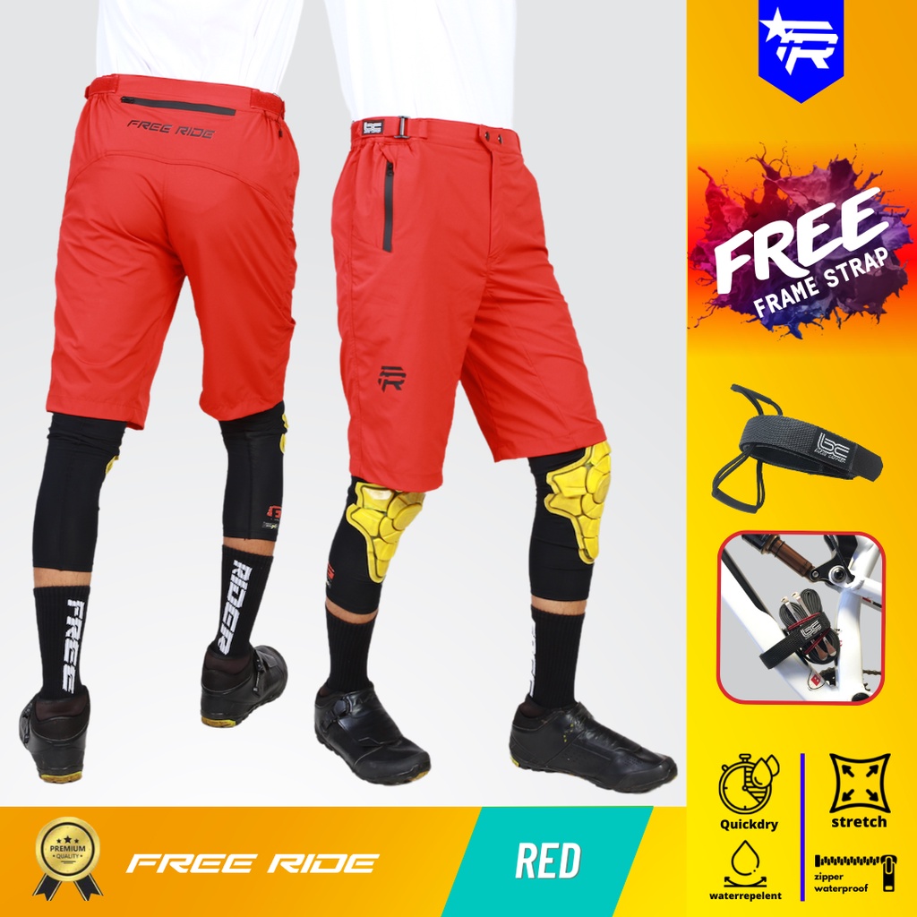 Celana Sepeda MTB Downhill Freeride Non Padding Cycling Short Pants Celana Pendek Gowes Pria wanita Olahraga