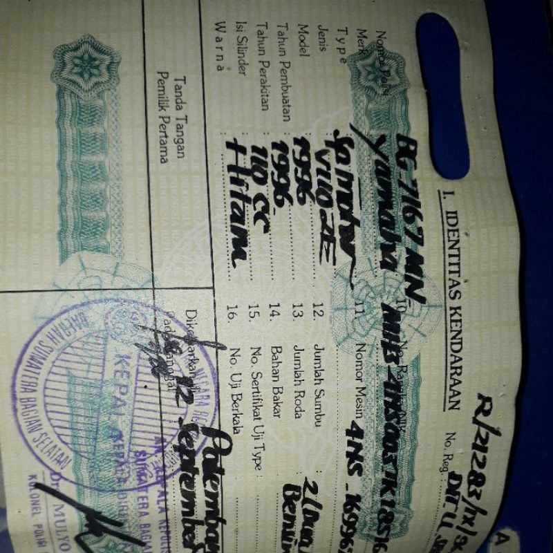 rongsokan bekas fizr 96,sumatra ,bpkbstnk