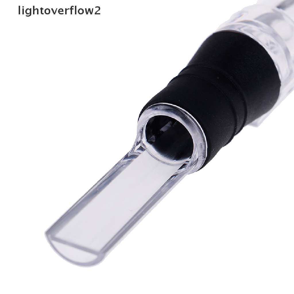 (lightoverflow2) Corong Tuang Wine Portable Bahan Akrilik