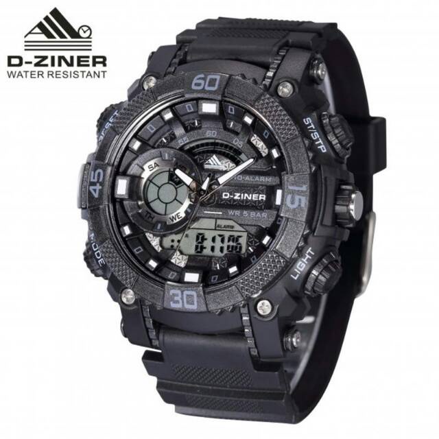 JAM TANGAN PRIA DZINER 8168 D-ZINER 8168 ORIGINAL ANTI AIR