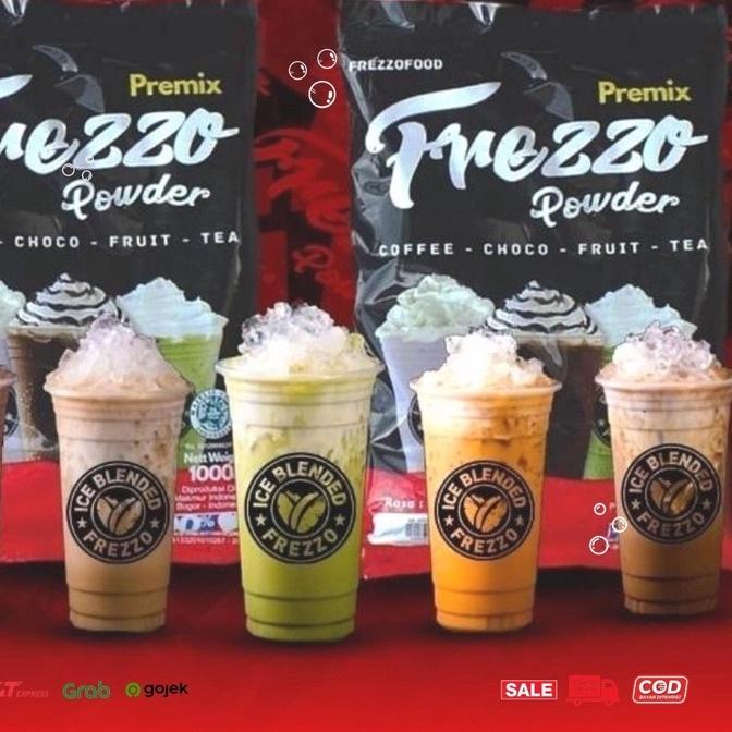 

READY ✅Frezzo Bubuk Minuman Powder drink Thai tea green tea milk tea Redvelvet Taro Bubble gum 1kg Terlaris|SQ6