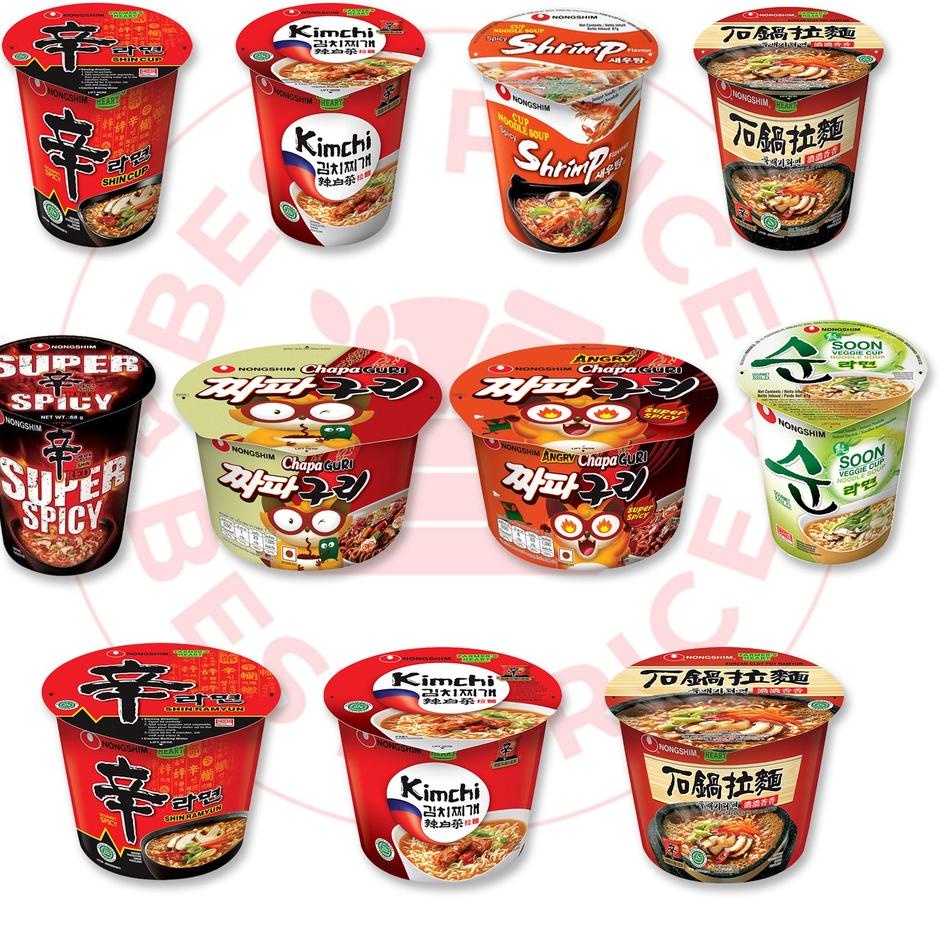 

Model Baru--NONGSHIM - SEMUA VARIAN MIE KOREA CUP/BOWL (SHIN RAMYUN/ CHAPAGURI/ VEGE/ SHRIMP/ CLAYPOT/ KIMCHI)