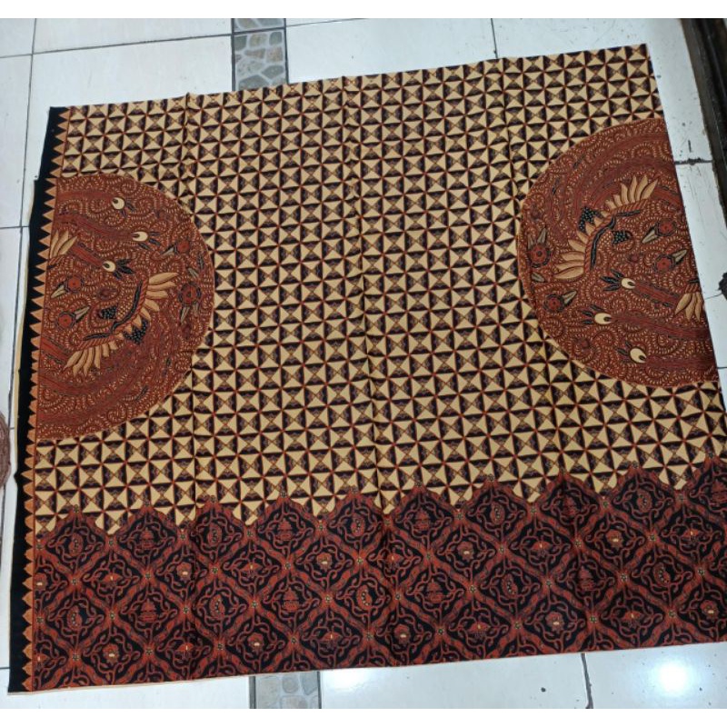 KAIN BATIK KATUN PRINTING MOTIF Lawas 3d