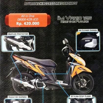 Aksesoris Vario 125 Lama Old Original Honda Karpet Garnish [Ready]